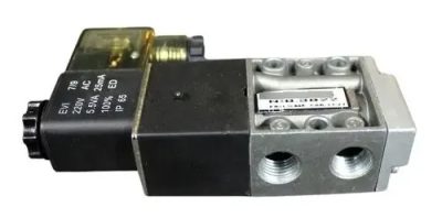 Válvula Pneumática Solenoide 3/2 Vias Retorno Mola 1/4 220v
