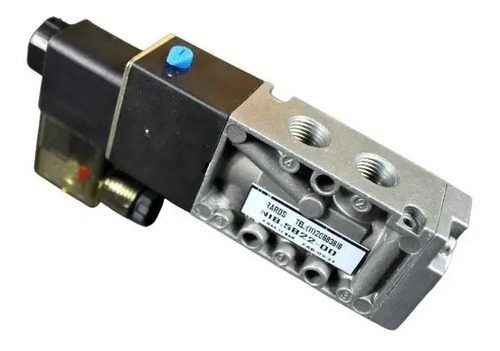Válvula Pneumática Solenoide 5/2 Vias Retorno Mola 1/4 24vcc