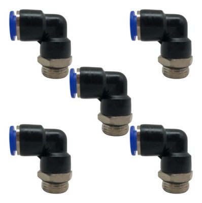 05 Conexao Pneumatica Cotovelo Para Mangueira 10mm Rosca 3/8