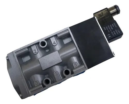 Válvula Solenóide Pneumática Direcional 5/2 Vias 1/2 24vcc