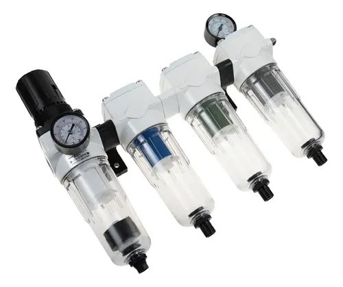 Conjunto Filtro Odontológico Para Ar Comprimido 1/2 Polegada